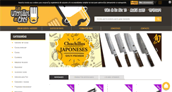 Desktop Screenshot of losutensiliosdelchef.com